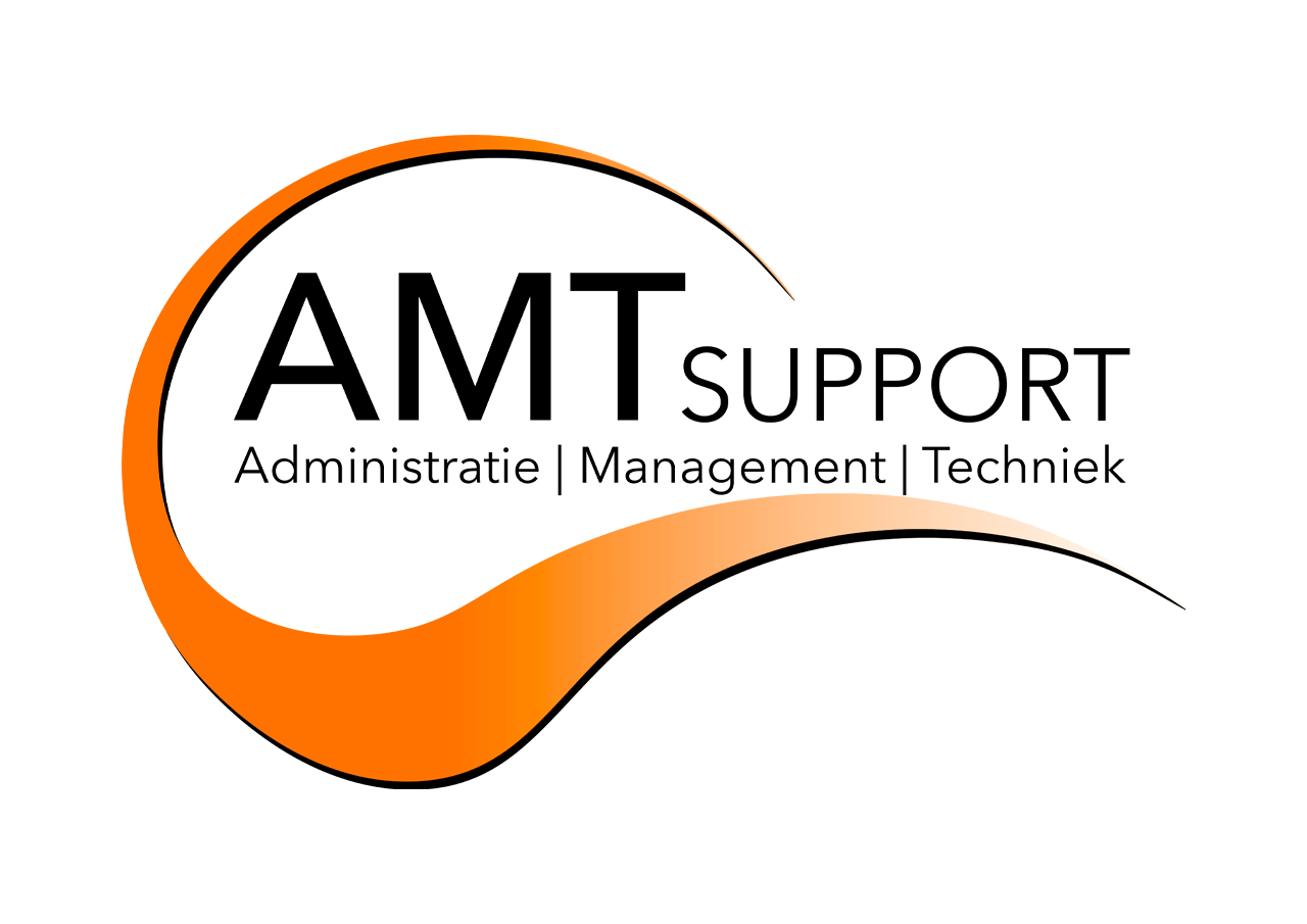 Logo AMT Support Wageningen Vexorfield Grafische Vormgeving