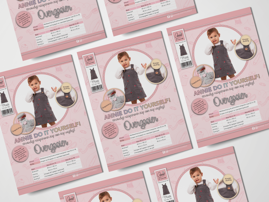 Handleiding en patroonblad&nbsp;overgooier