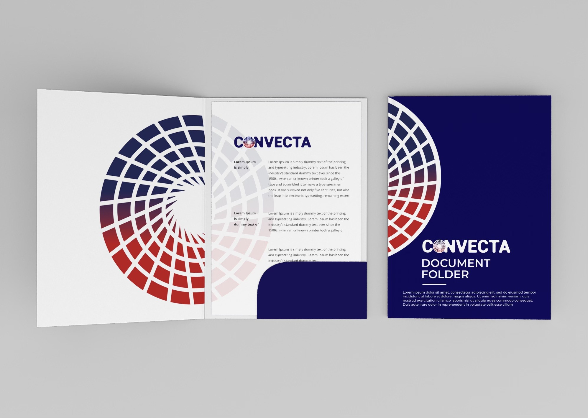 Vexorfield Grafische Vormgeving convecta document folder