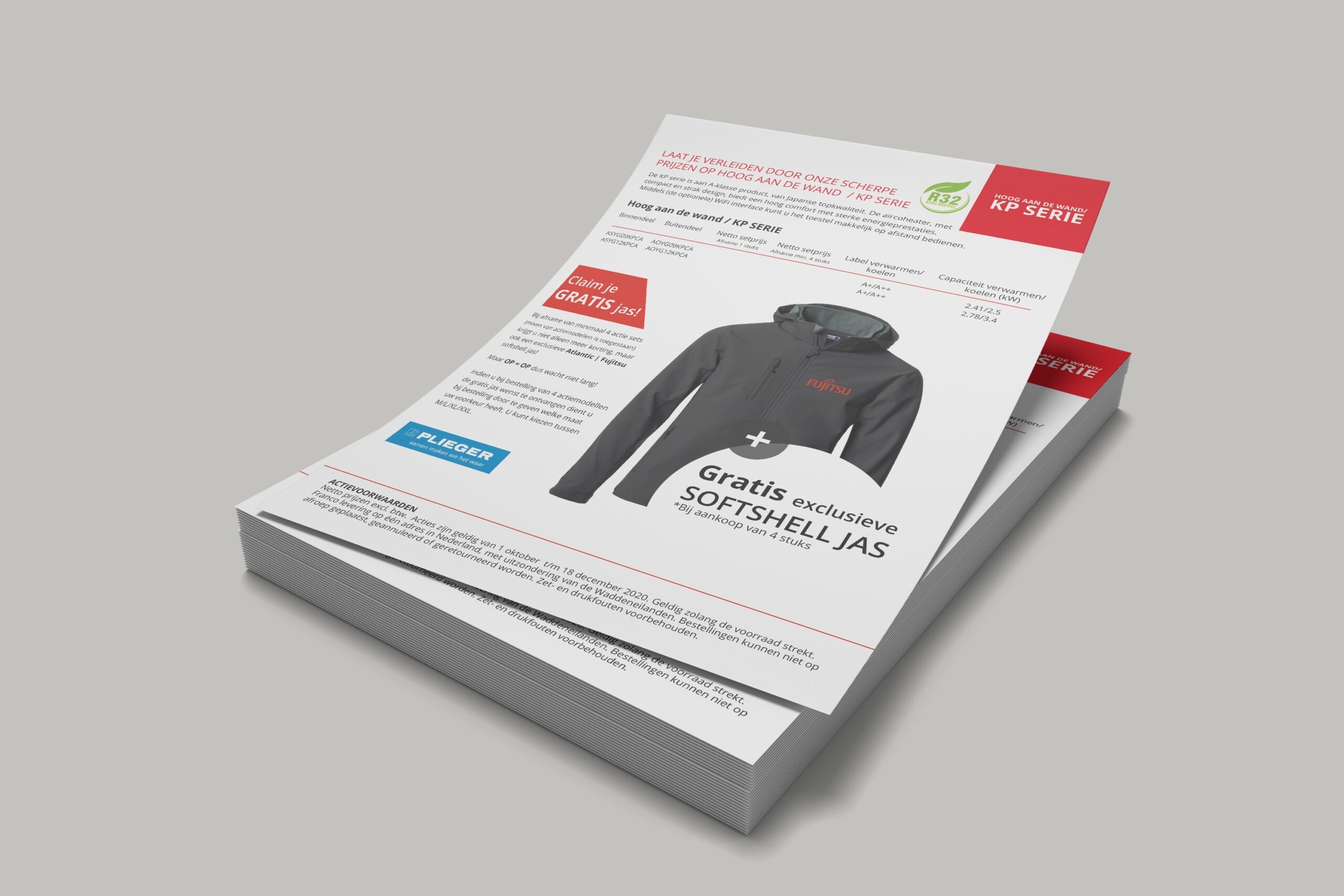 Vexorfield Grafische Vormgeving Drenthe Fujitsu Actie Flyer